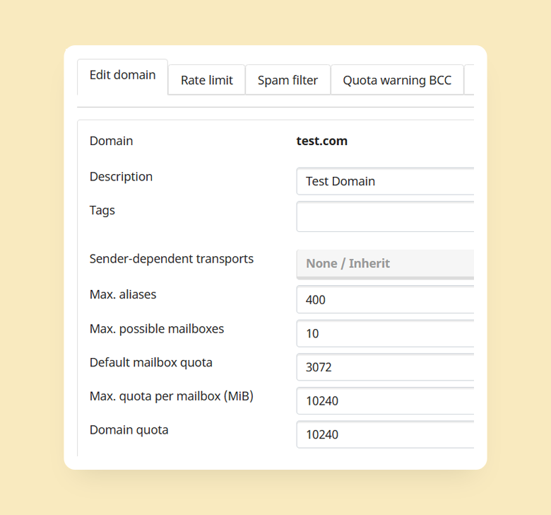Codexplorer Mail domain management for business email hosting